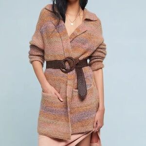 Maeve Anthro Women's Medium Wainwright Cardigan Knit Sweater Wool/Alpaca/Mohair